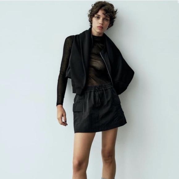Zara Black Pocket Skort – Size Small – NWT! - Picture 3 of 7
